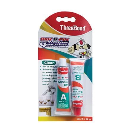 กาวอีพ็อกซี่อเนกประสงค์ A+B THREE BOND สีใส_1