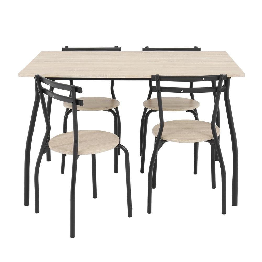 ชุดโต๊ะอาหาร 4 ที่ FURDINI KYLER สี LIGHT OAK