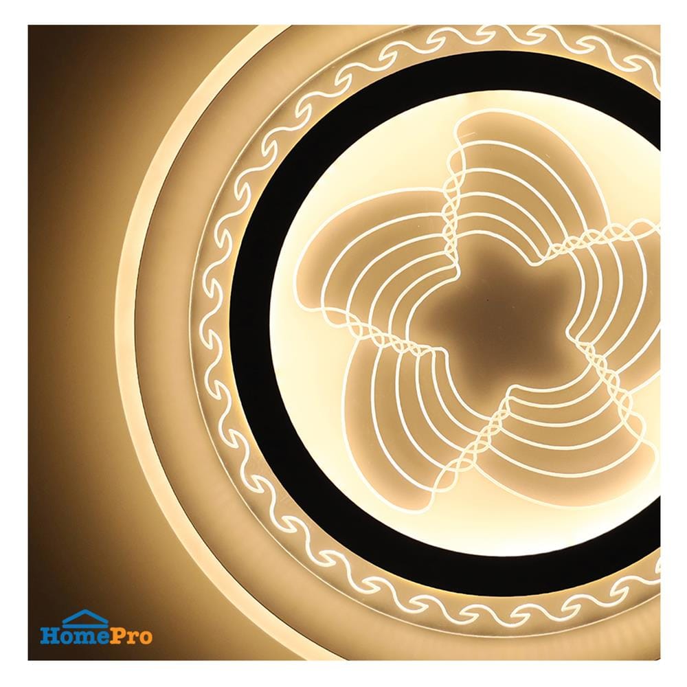ไฟเพดาน LED HI-TEK HFIL155DCW 19 นิ้ว 55 วัตต์ DAYLIGHT/COOL WHITE/WARM WHITE สีขาว