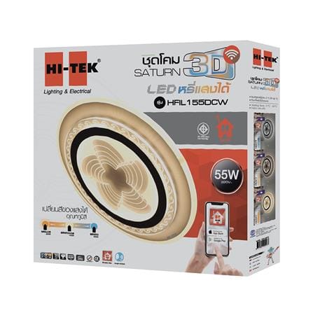 ไฟเพดาน LED HI-TEK HFIL155DCW 19 นิ้ว 55 วัตต์ DAYLIGHT/COOL WHITE/WARM WHITE สีขาว_3