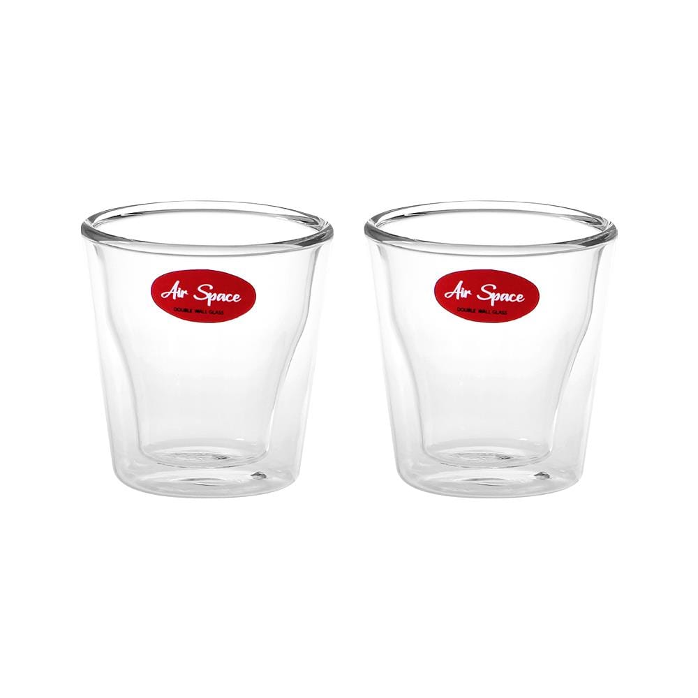 แก้วSHOT 80ml AIR SPACE DOUBLE WALL แพ็ค 2 ใบ