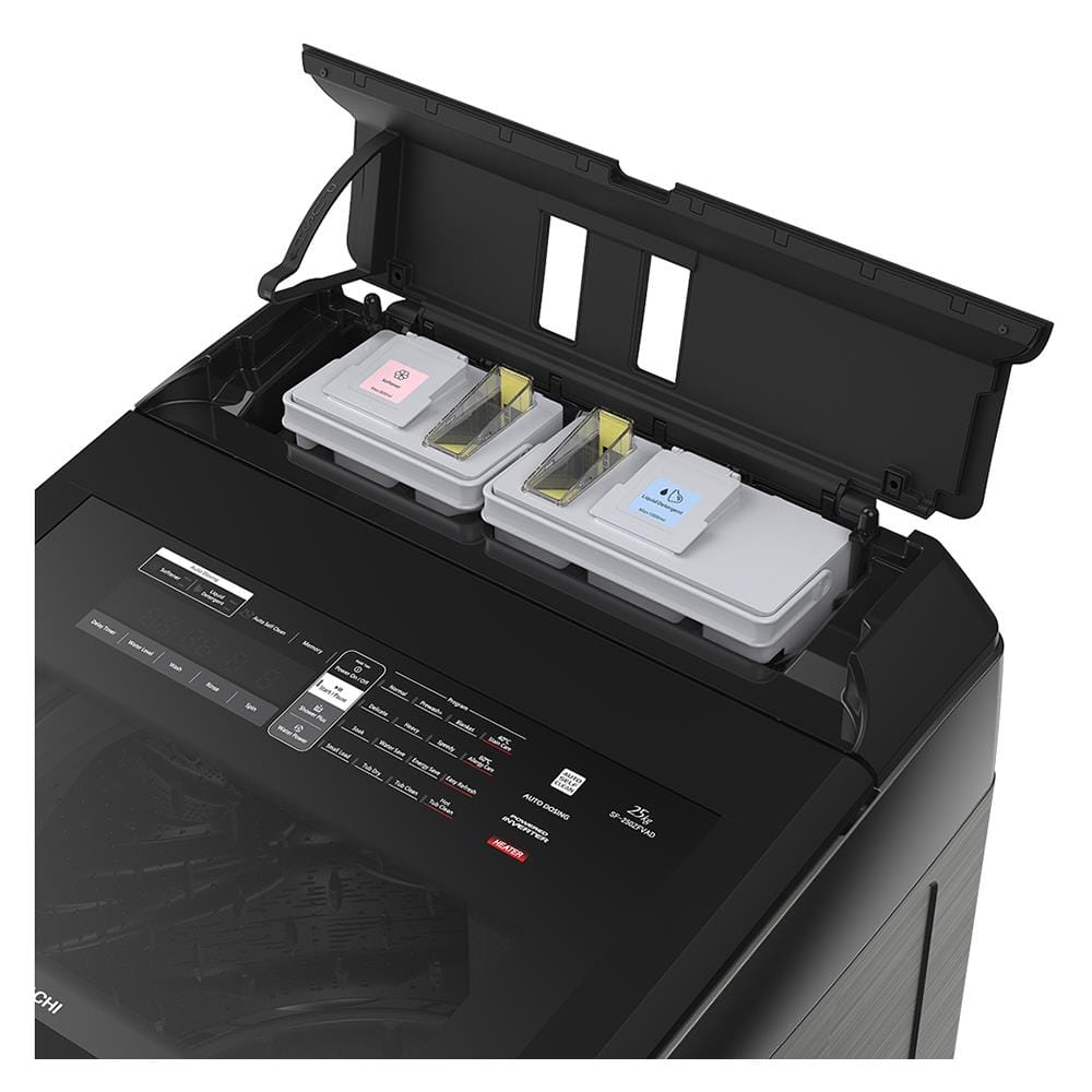 เครื่องซักผ้าฝาบน HITACHI SF-250ZFVAD 25 กก. อินเวอร์เตอร์