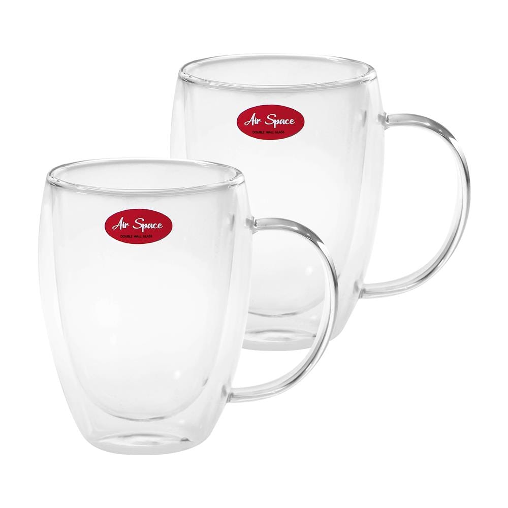 ถ้วยหู 360ml AIR SPACE DOUBLE WALL แพ็ค 2 ใบ