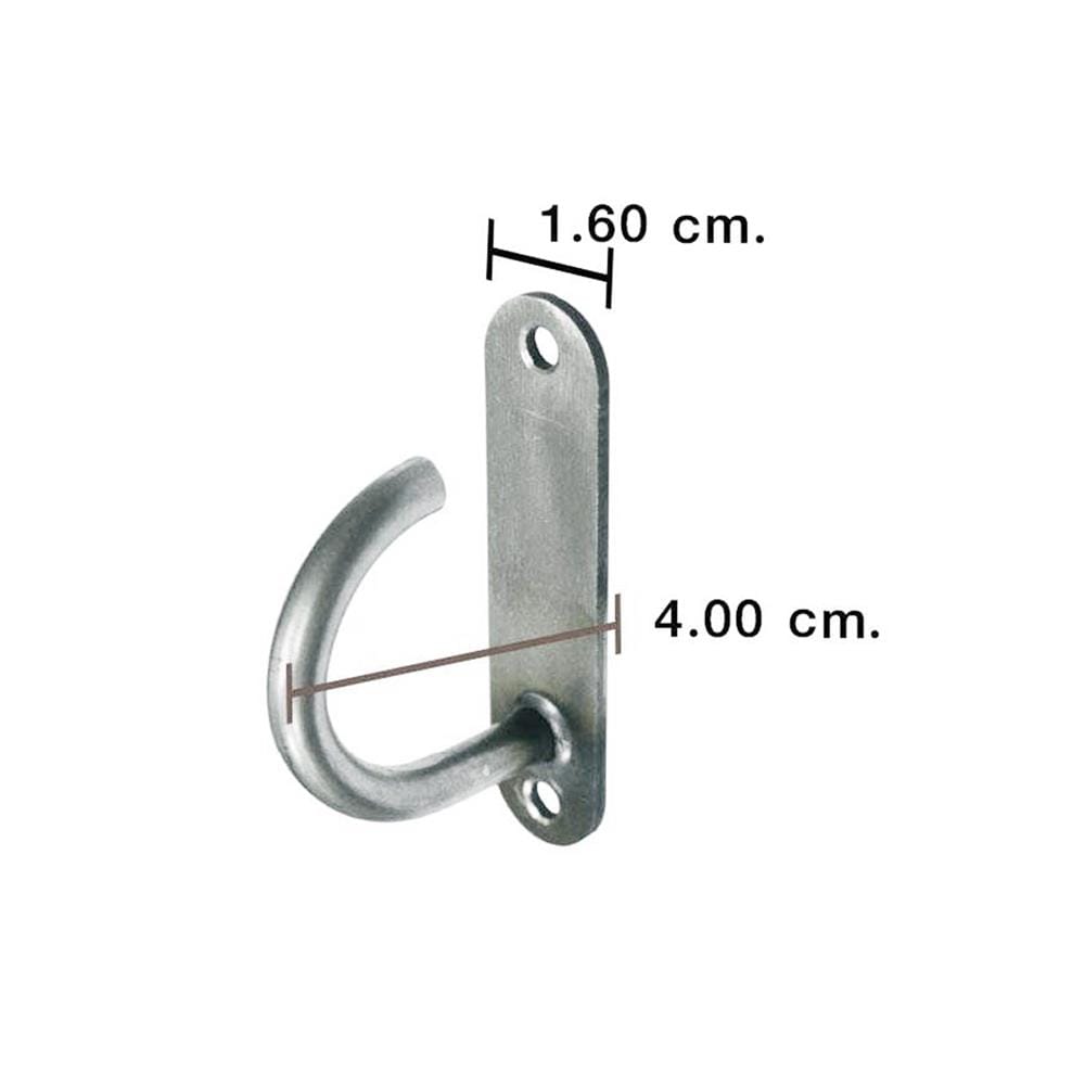 ตะขอแป้นเหลี่ยม PANSIAM PT1640-02W 16X40 มม. 2 ชิ้น