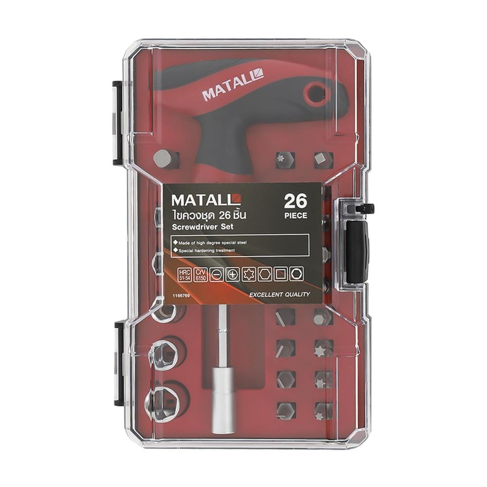 ชุดไขควง MATALL 582126 แพ็ก 26 ชิ้น