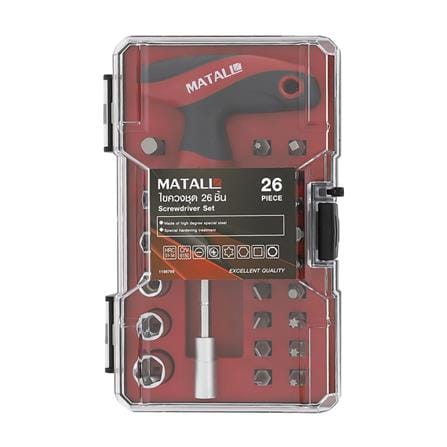 ชุดไขควง MATALL 582126 แพ็ก 26 ชิ้น_4