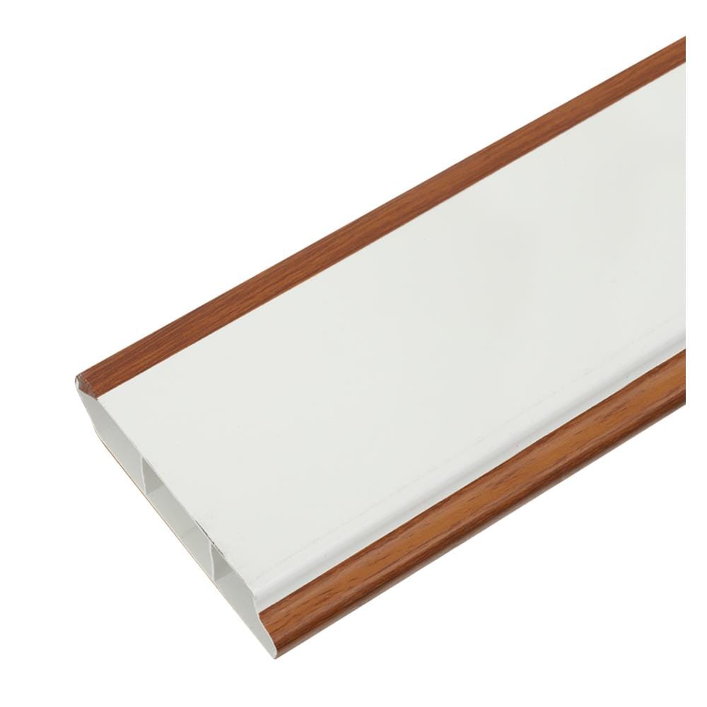 บัวพื้น UPVC CROBERN 9.8X240X2 ซม. สีโอ๊ค