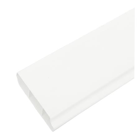 บัวพื้น UPVC HOFFEN 9.8X240X2ซม. สีขาว_2