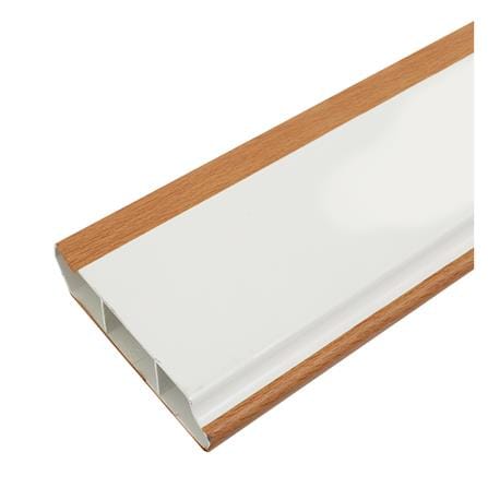 บัวพื้น UPVC HOFFEN 9.8X240X2 ซม. สีบีช_2