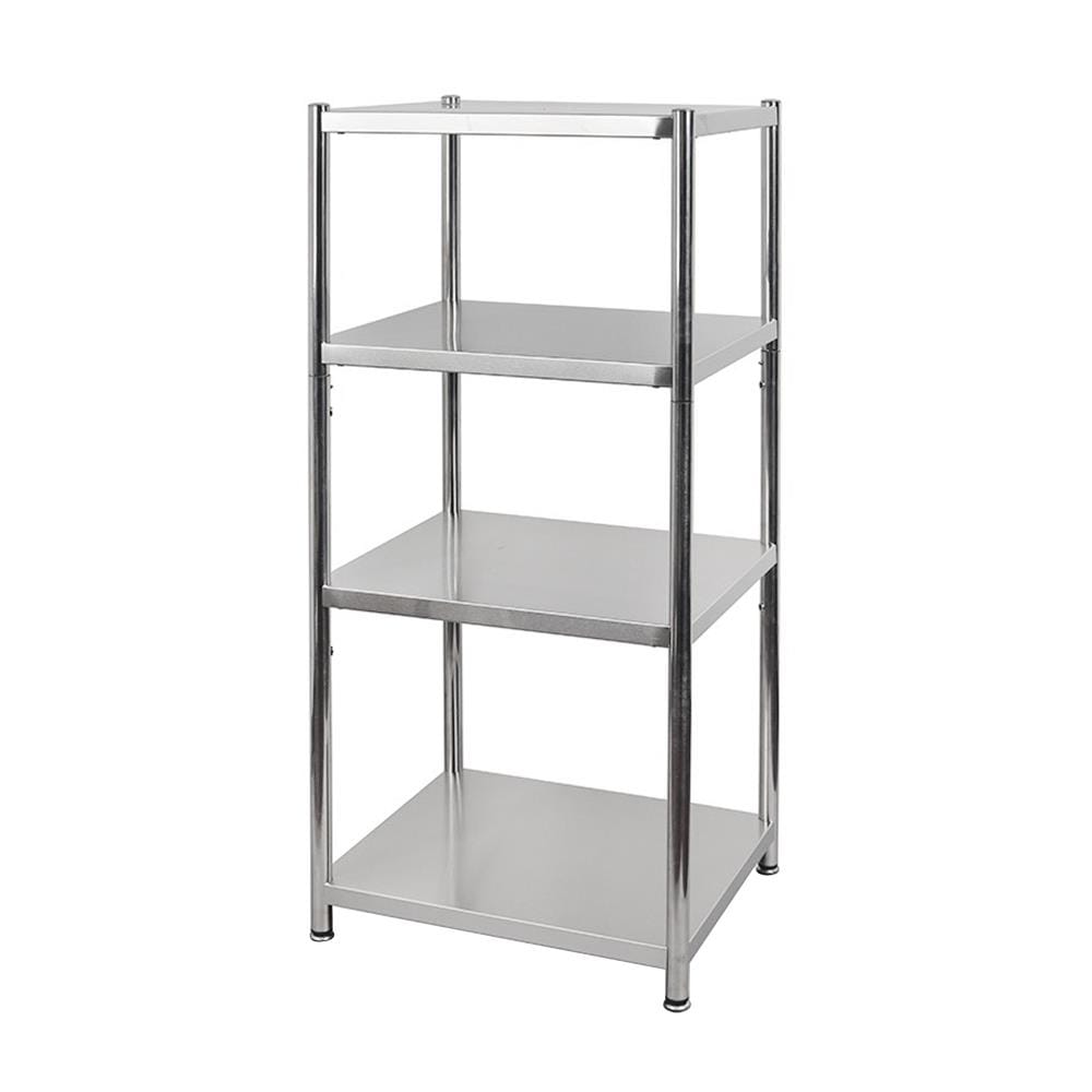 ชั้นวางของสเตนเลส 4 ชั้น STACKO SPACE 45x38x100 ซม. สีสเตนเลส