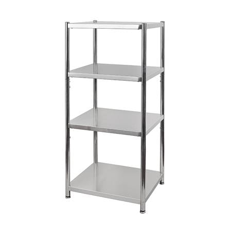 ชั้นวางของสเตนเลส 4 ชั้น STACKO SPACE 45x38x100 ซม. สีสเตนเลส_0