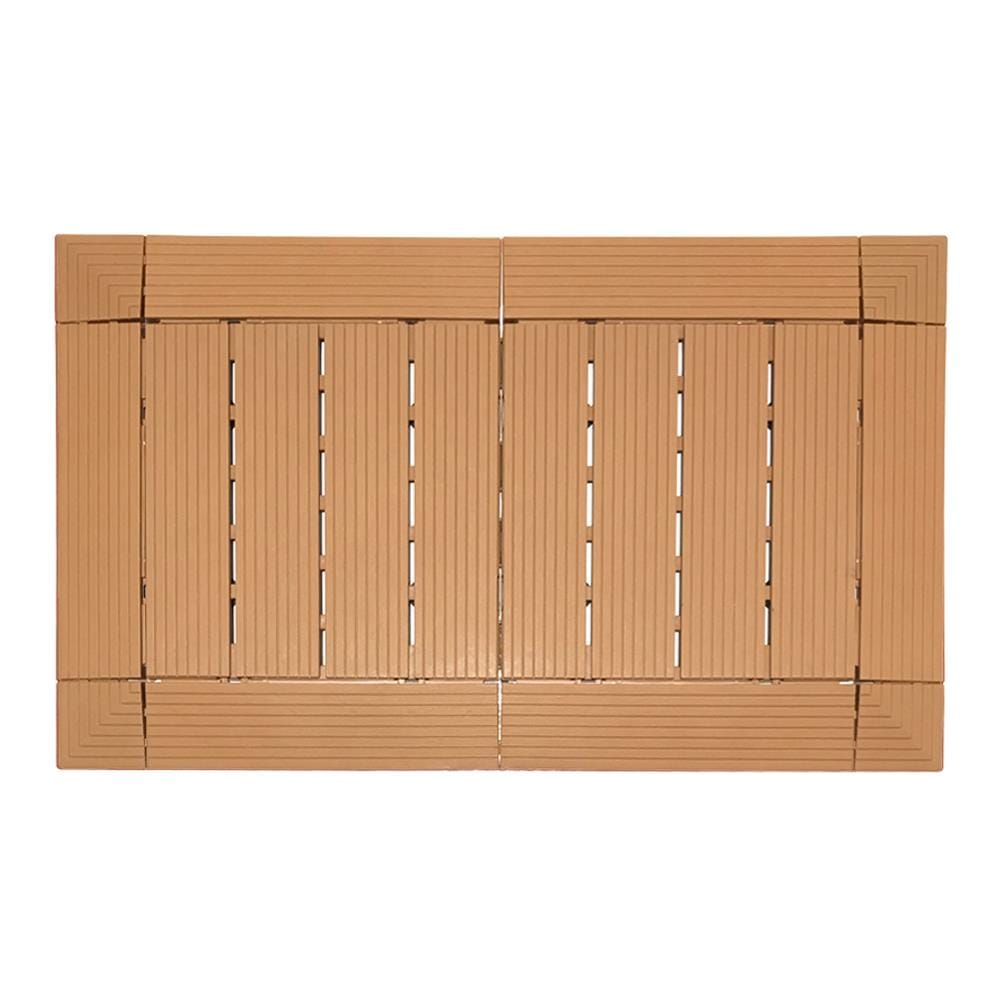 แผ่นกันลื่น ME LIVING SHUTTER 45x75 ซม. สีน้ำตาลอ่อน
