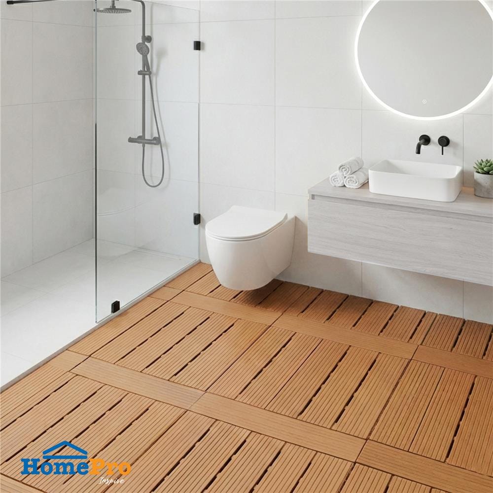 แผ่นกันลื่น ME LIVING SHUTTER 45x75 ซม. สีน้ำตาลอ่อน