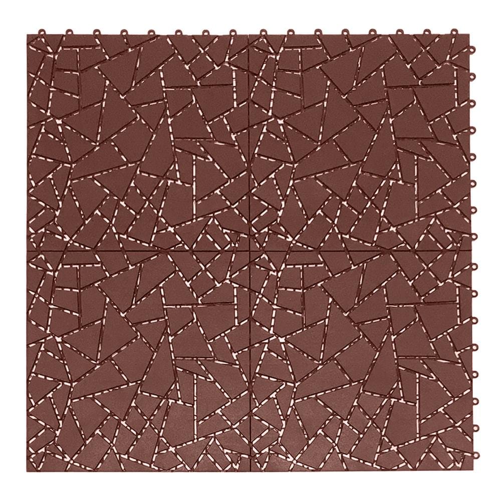 แผ่นกันลื่น HOME LIVING STYLE DIAMOND 27.5X27.5 ซม. สีโอ๊ค
