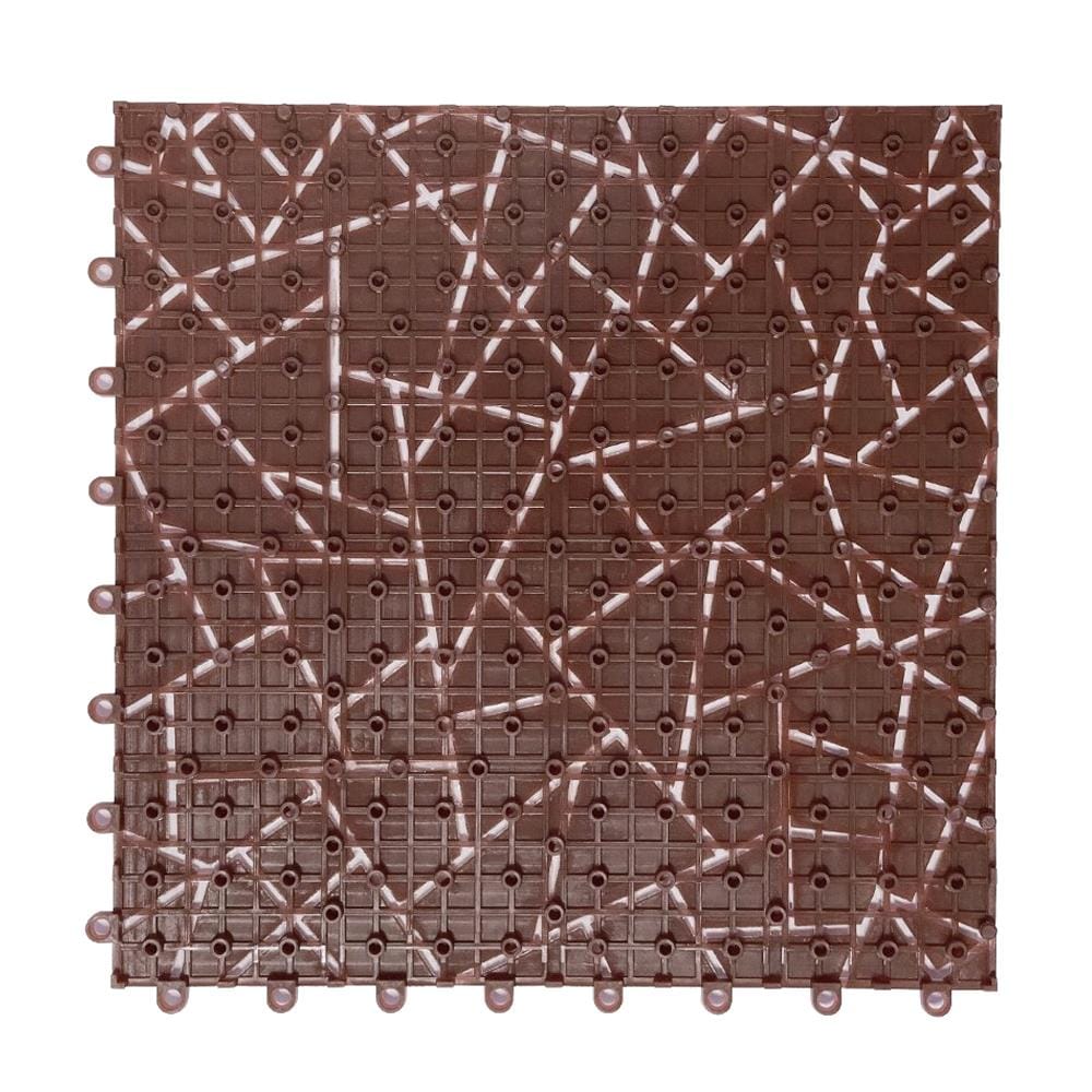 แผ่นกันลื่น HOME LIVING STYLE DIAMOND 27.5X27.5 ซม. สีโอ๊ค
