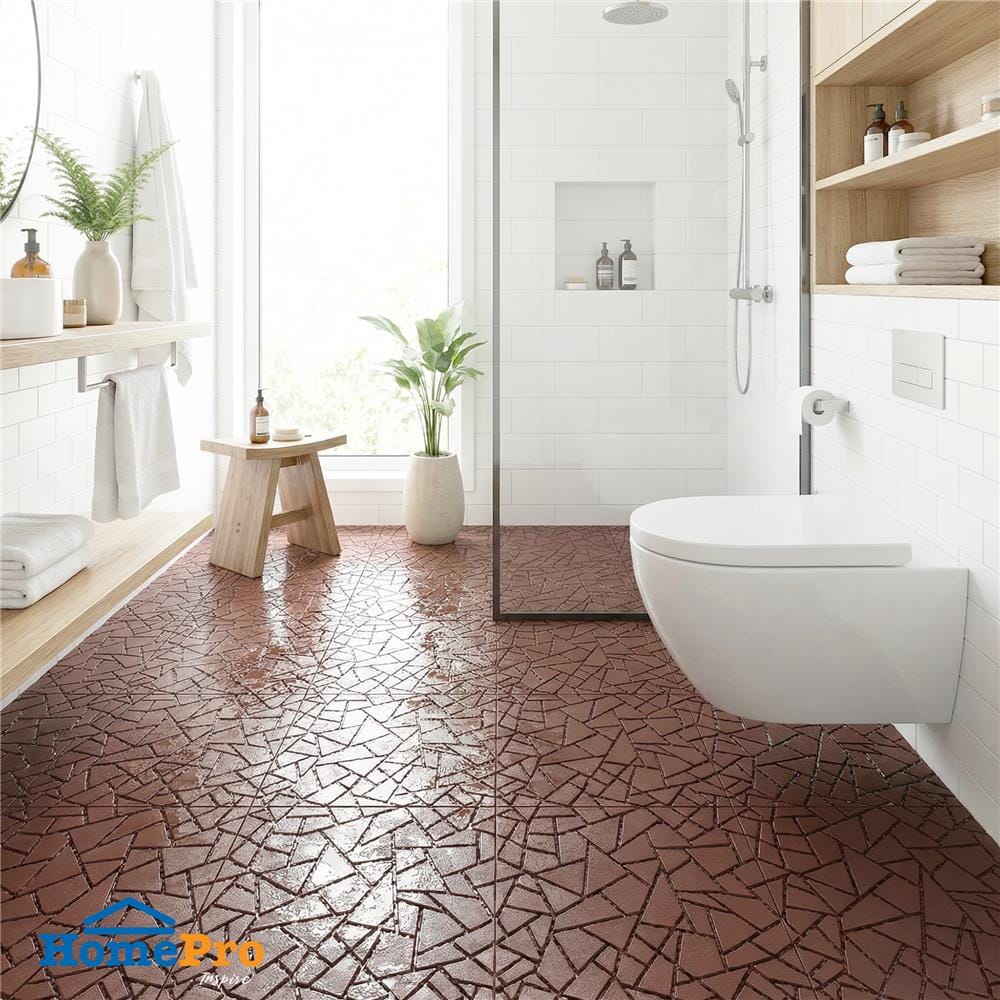 แผ่นกันลื่น HOME LIVING STYLE DIAMOND 27.5X27.5 ซม. สีโอ๊ค