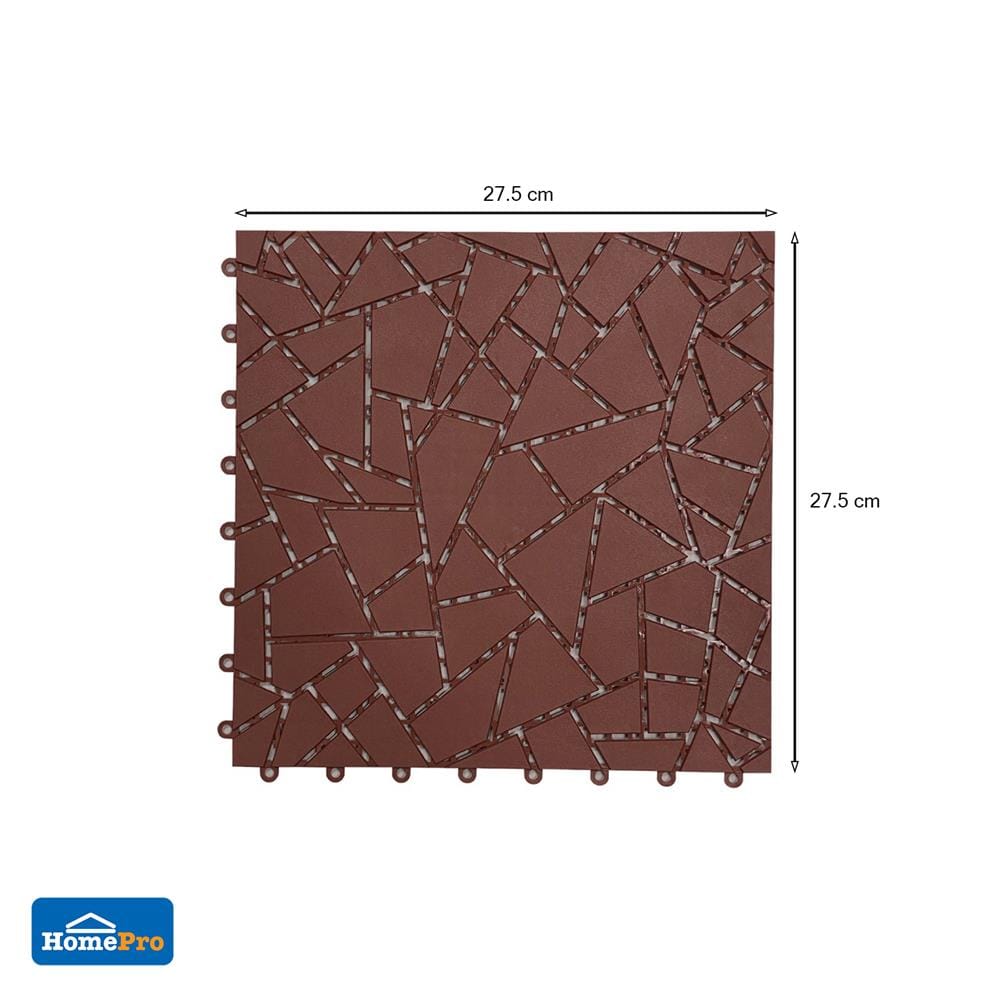 แผ่นกันลื่น HOME LIVING STYLE DIAMOND 27.5X27.5 ซม. สีโอ๊ค