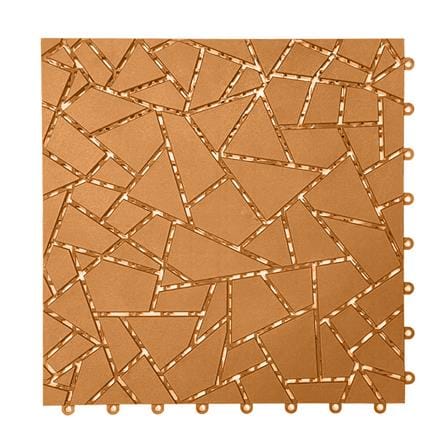 แผ่นกันลื่น ME LIVING DIAMOND 27.5X27.5 ซม. สีน้ำตาลอ่อน