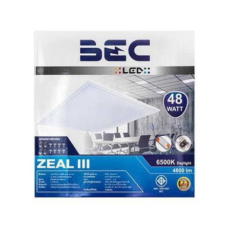 โคมฝังฝ้า LED BEC PANEL ZEAL3 48 วัตต์ DAYLIGHT 60x60 ซม._3