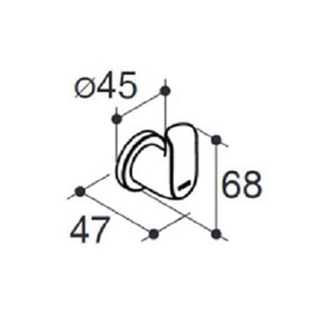 ขอแขวนผ้า KOHLER K-97499X-CP สีโครเมียม_1