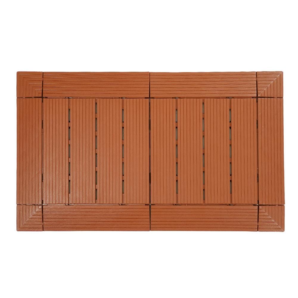 แผ่นกันลื่น HOME LIVING STYLE SHUTTER 45x75 ซม. สีน้ำตาลเข้ม