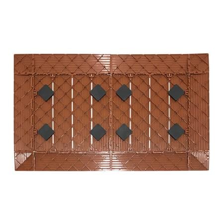 แผ่นกันลื่น HOME LIVING STYLE SHUTTER 45x75 ซม. สีน้ำตาลเข้ม_1