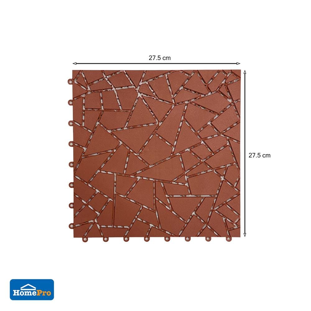 แผ่นกันลื่น HOME LIVING STYLE DIAMOND 27.5X27.5 ซม. สีน้ำตาลเข้ม