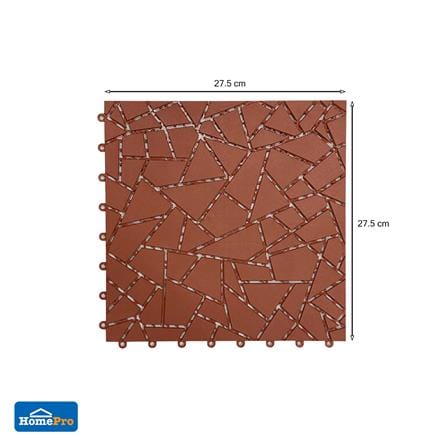 แผ่นกันลื่น HOME LIVING STYLE DIAMOND 27.5X27.5 ซม. สีน้ำตาลเข้ม_5