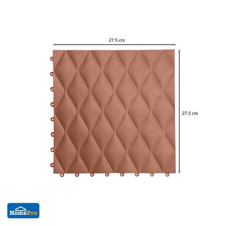แผ่นกันลื่น HOME LIVING STYLE ELLA 27.5X27.5 ซม. สีน้ำตาลเข้ม_5