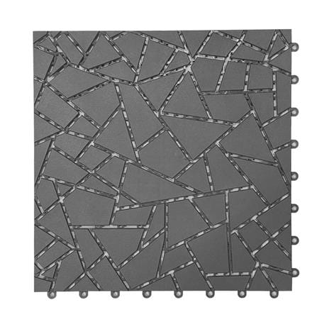 แผ่นกันลื่น HOME LIVING STYLE DIAMOND 27.5X27.5 ซม. สีเทา_0
