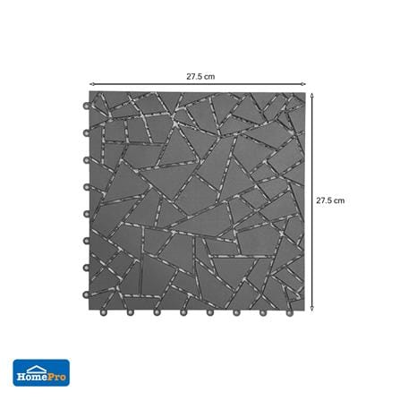 แผ่นกันลื่น HOME LIVING STYLE DIAMOND 27.5X27.5 ซม. สีเทา_5