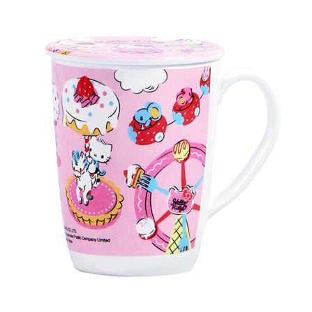 ถ้วยหูเมลามีนพร้อมฝา 450 มล. SUPERWARE KITTY MY DAY_0