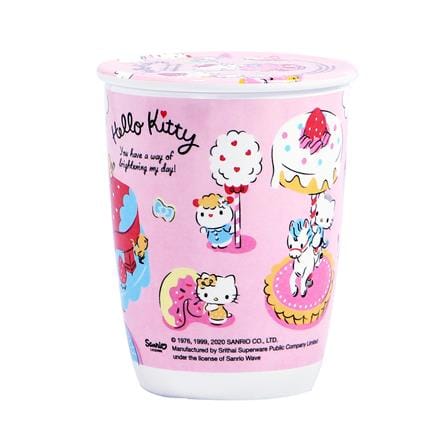 ถ้วยหูเมลามีนพร้อมฝา 450 มล. SUPERWARE KITTY MY DAY_1