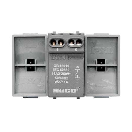 สวิตช์ 1 ทาง HACO W2511C-SBL ขนาด 3 ช่อง สีแม็ทดาร์ค_2