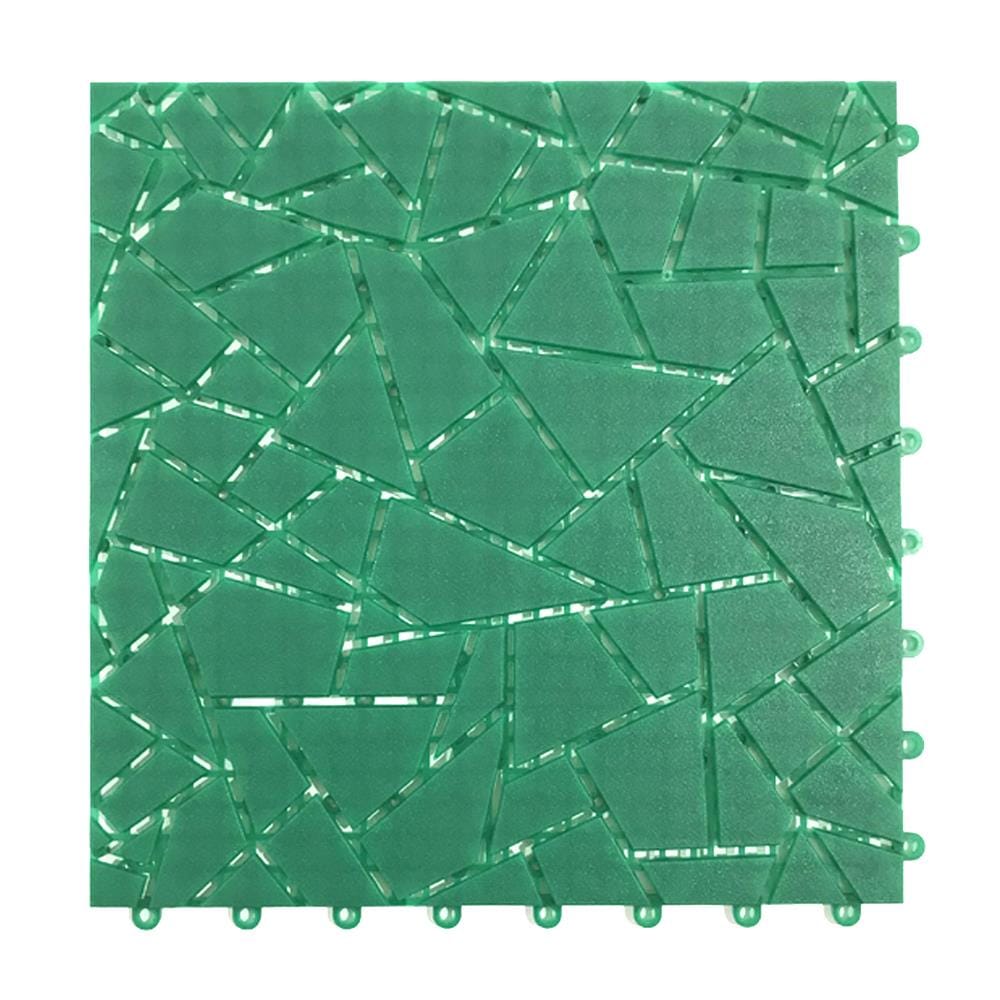 แผ่นกันลื่น ME LIVING DIAMOND 27.5X27.5 ซม. สีเขียว