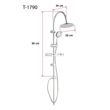 ฝักบัว RAIN SHOWER LUZERN T-1790_1