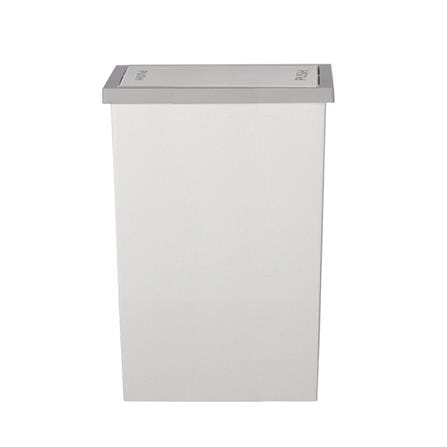 ถังขยะเหลี่ยมฝาสวิง ACCO Slim ขนาด 20L  สีขาว/เทา_2