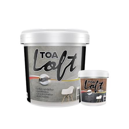 สีน้ำลอฟท์ TOA LOFT METALLIC SILVER 9 กก.