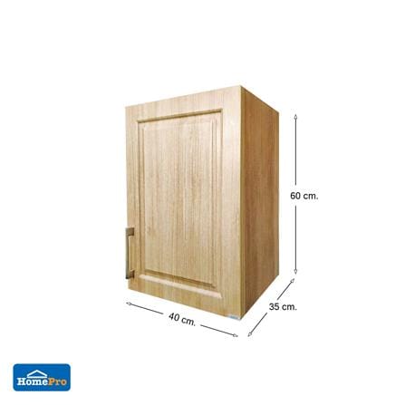 ตู้เดี่ยว UPVC CABIN FURRY 40x60 ซม. สี NATURAL OAK_4