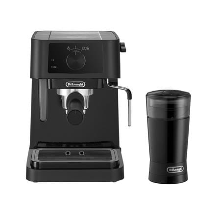 เครื่องชงกาแฟเอสเพรสโซ่ DELONGHI EC230.BK+KG200_0