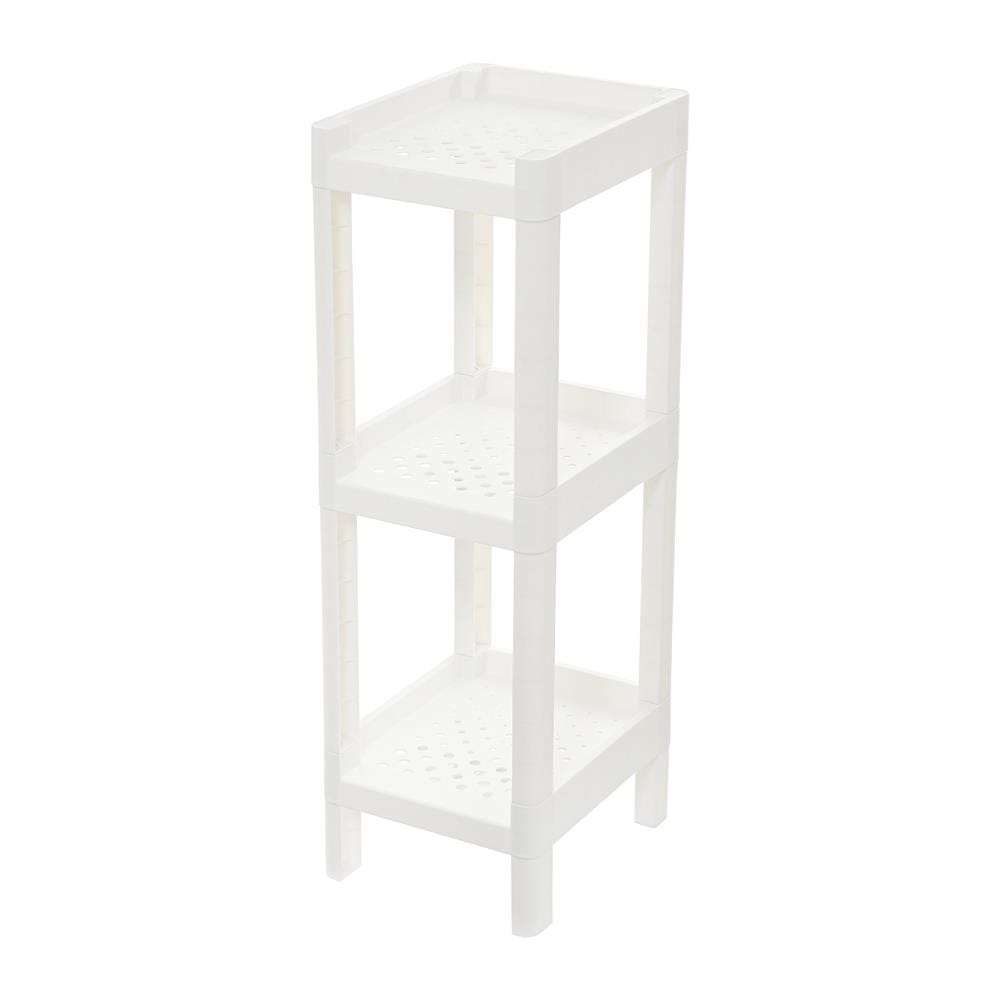 ชั้นวางของแคบ 3 ชั้น STACKO MONO 24x30x76 ซม. สีขาว