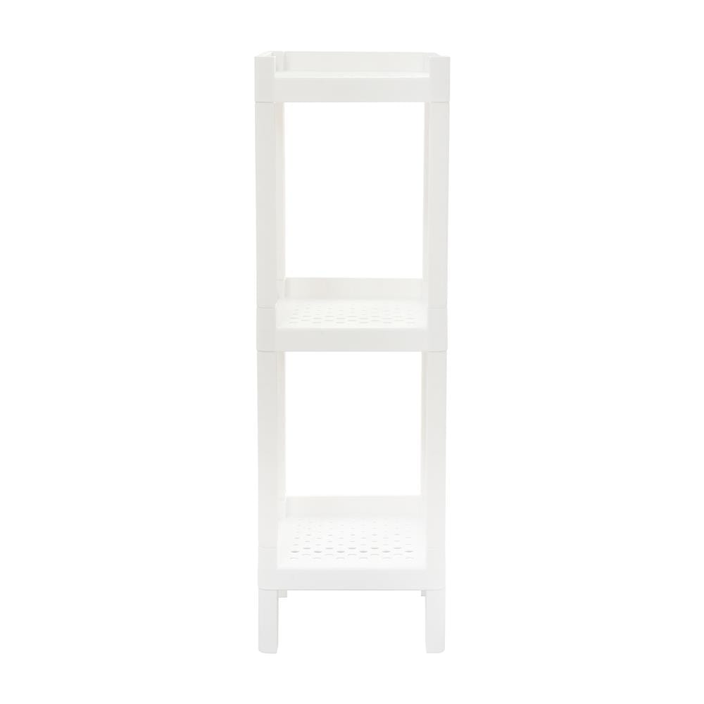 ชั้นวางของแคบ 3 ชั้น STACKO MONO 24x30x76 ซม. สีขาว
