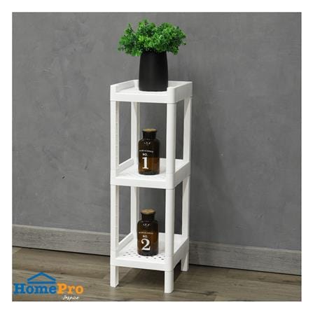 ชั้นวางของแคบ 3 ชั้น STACKO MONO 24x30x76 ซม. สีขาว_3