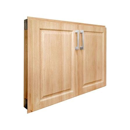หน้าบานคู่ CABIN FURRY 80x60 ซม. สี NATURAL OAK_1