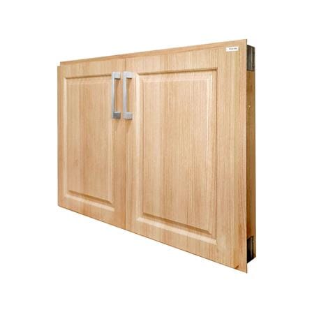 หน้าบานคู่ CABIN FURRY 80x60 ซม. สี NATURAL OAK_2