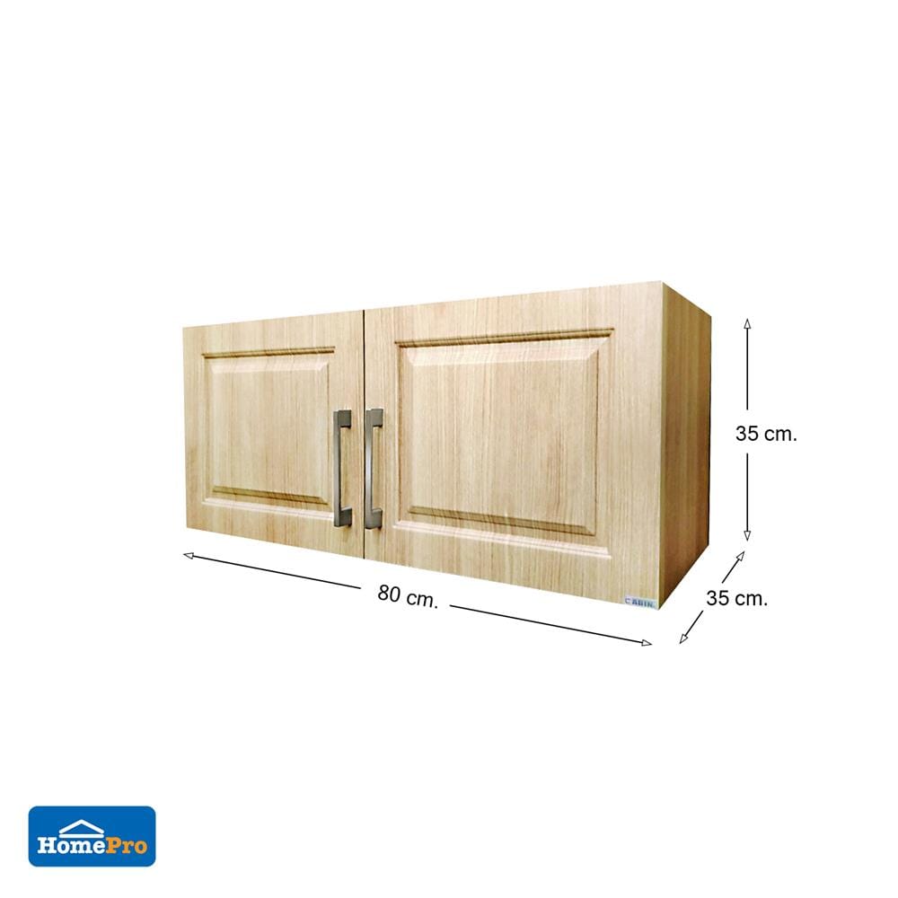 ตู้คู่ UPVC CABIN FURRY 80x35 ซม. สี NATURAL OAK