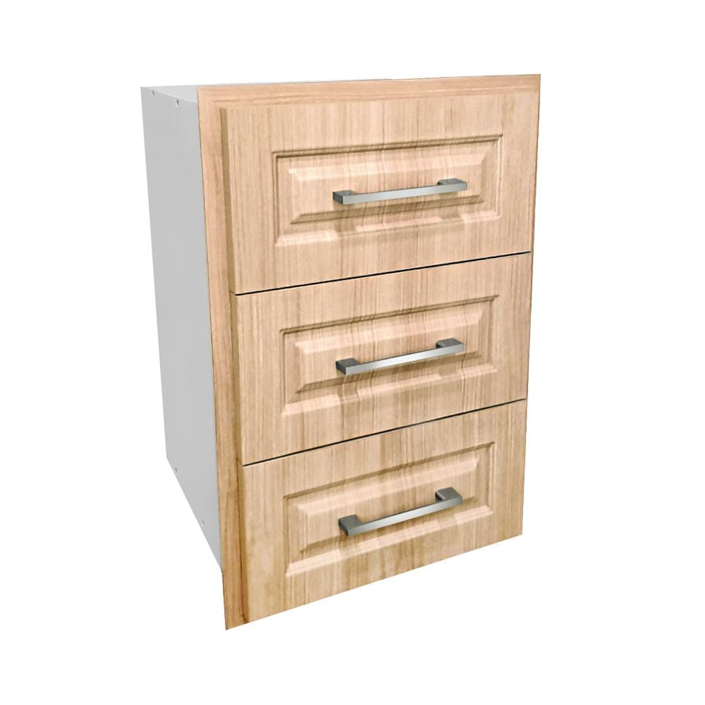 ตู้ลิ้นชัก 3 ชั้น UPVC CABIN FURRY 40x60 ซม. สี NATURAL OAK