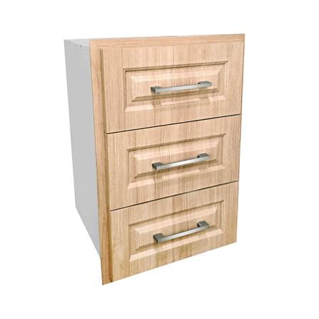 ตู้ลิ้นชัก 3 ชั้น UPVC CABIN FURRY 40x60 ซม. สี NATURAL OAK_1