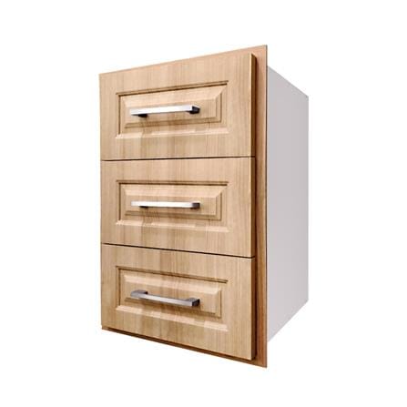 ตู้ลิ้นชัก 3 ชั้น UPVC CABIN FURRY 40x60 ซม. สี NATURAL OAK_2