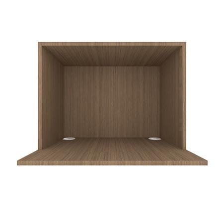 ตู้แขวนไมโครเวฟ PARAZZO ENZO 60x45 ซม. สีช็อกโกแลต_0